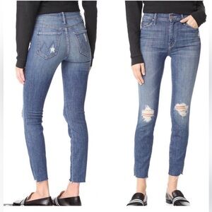 Mother Denim The Vamp Fray in Crazy like a Fox